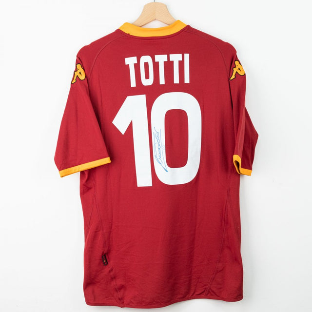 maglia home roma kappa totti 10 autografata 2007/2008 by KAPPA - Home