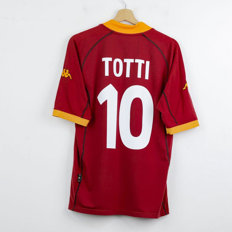AS Roma Kappa Totti 10 シャツ AS Roma Home Jersey Kappa Totti n10 2001/2002