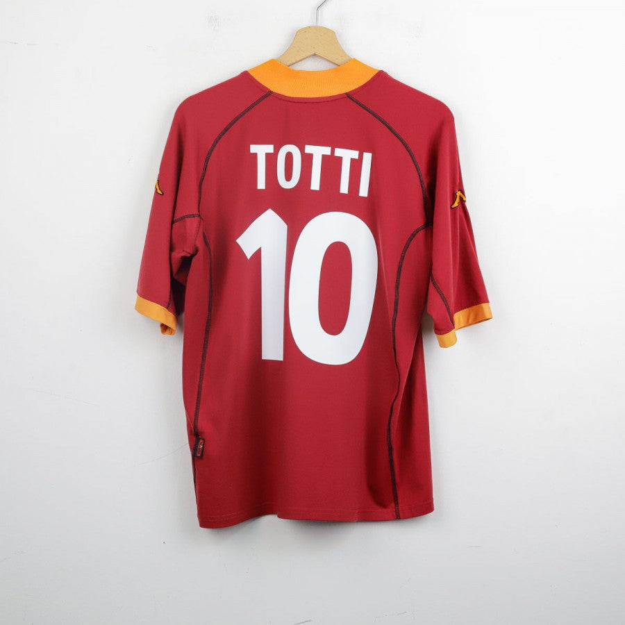 2001/2002 Kappa Roma Totti Home Shirt