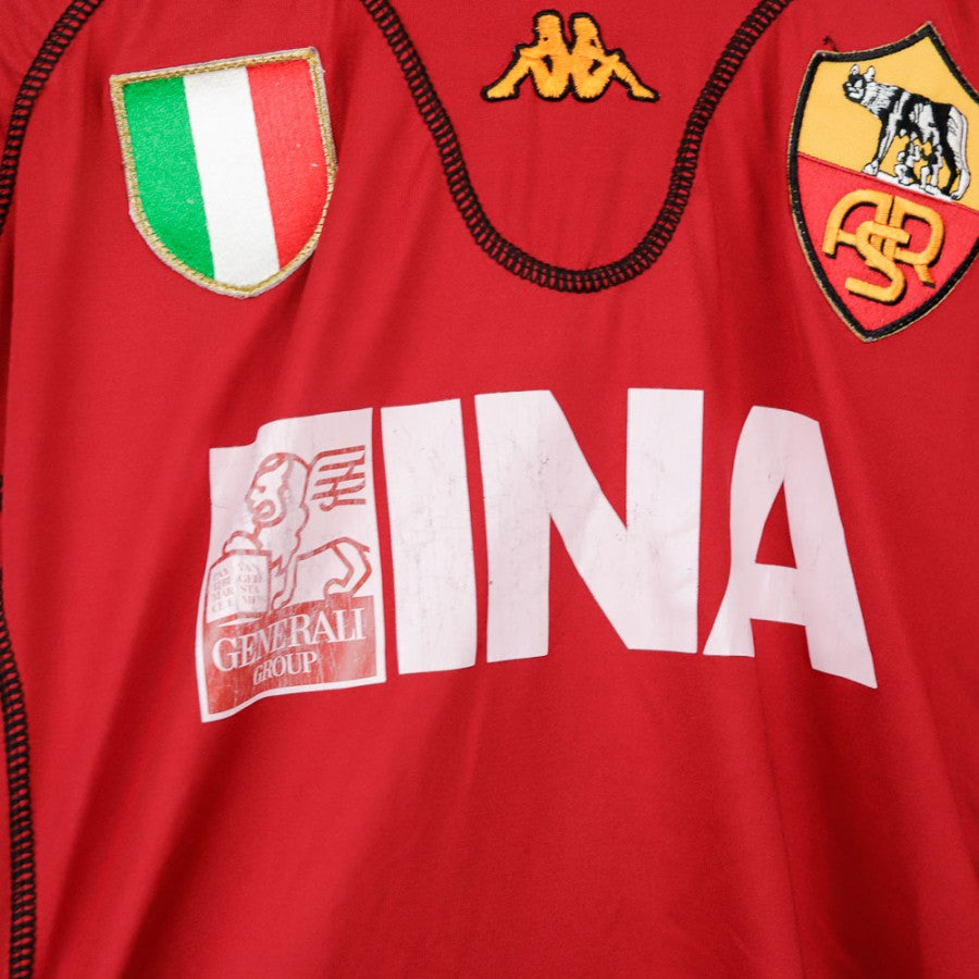 2001/2002 Kappa Roma Totti Home Shirt
