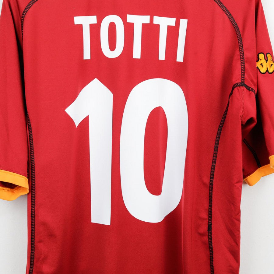 2001/2002 Kappa Roma Totti Home Shirt