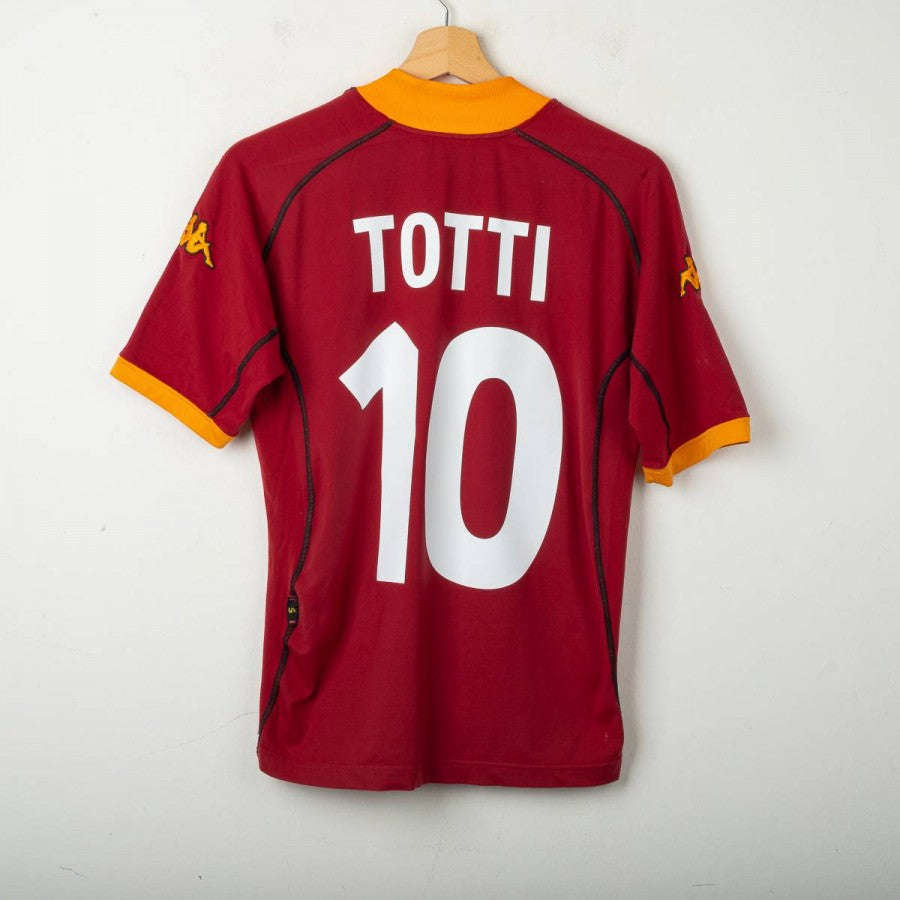 Roma Kappa Totti 10 2001/2002 Home Shirt