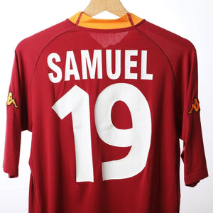maglia home roma samuel 19 2000/2001 by KAPPA - Home (9)