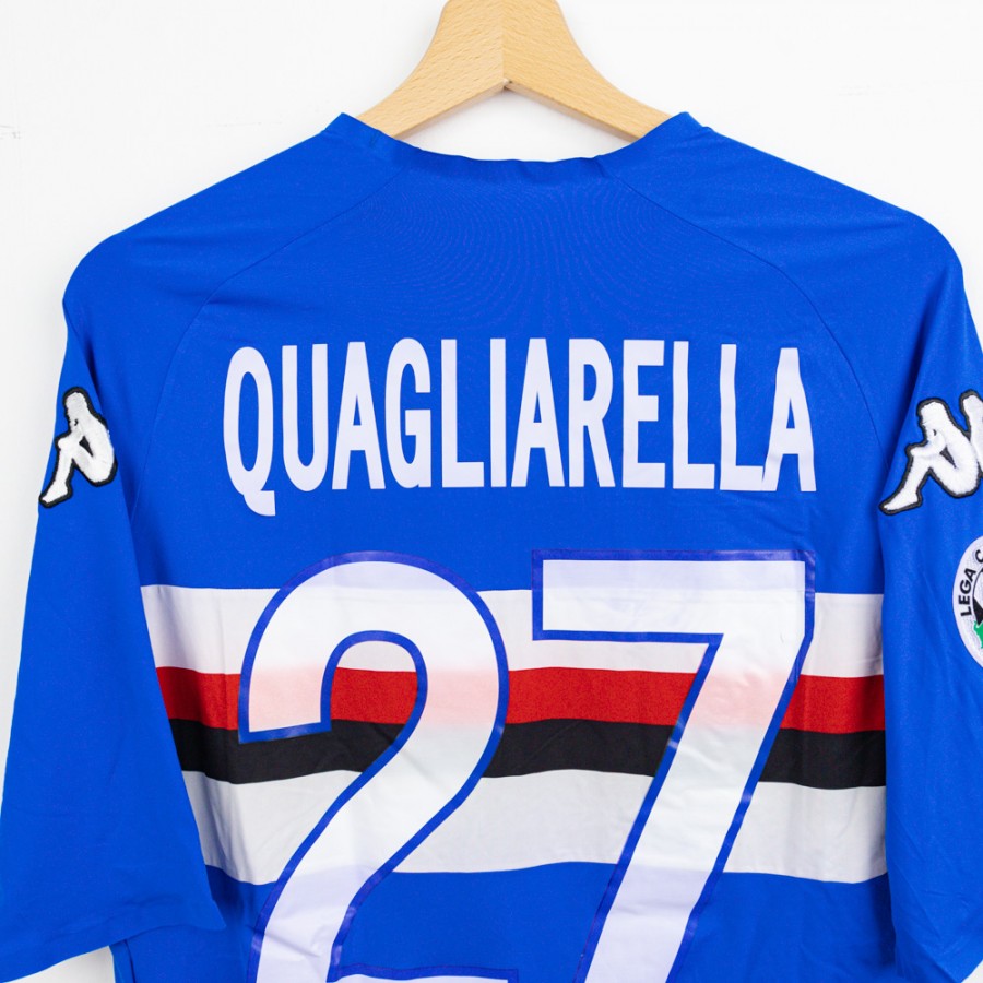 maglia home sampdoria kappa quagliarella 27 2006/2007 by KAPPA - Home (3)