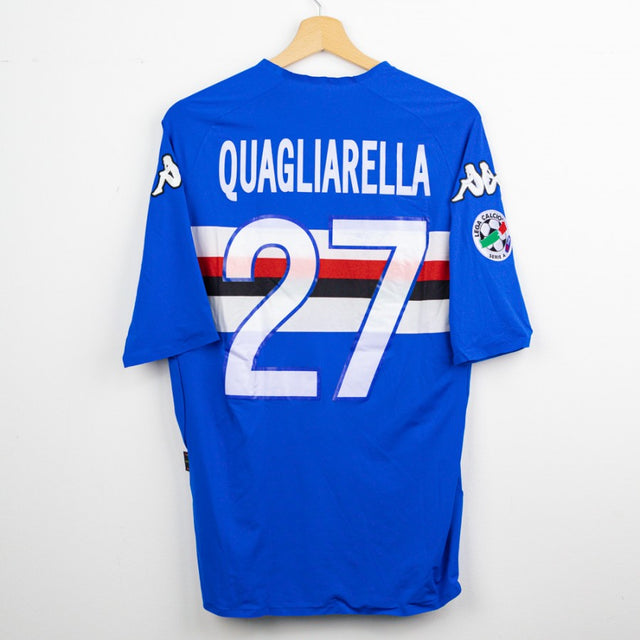 maglia home sampdoria kappa quagliarella 27 2006/2007 by KAPPA - Home