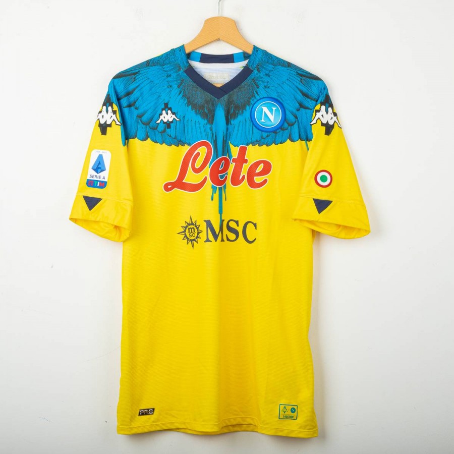Napoli Marcelo Burlon Kappa Ospina 25 Shirt No. 140/200 2020/2021