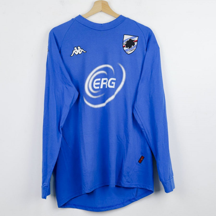 サンプドリア 2004/2005 kappa 長袖ゲームシャツ 2004/2005 Sampdoria Kappa Training Jersey