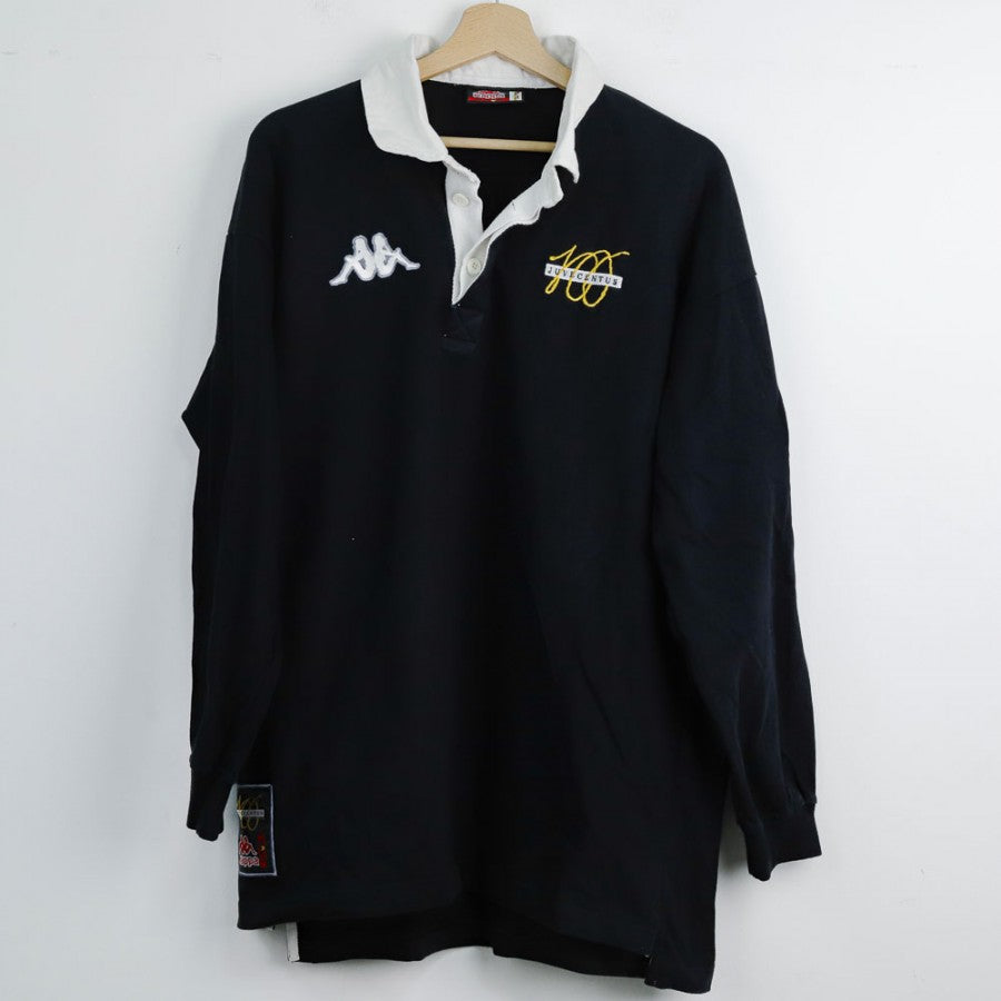 Camisa Retrô Juventus 97/98 Torcedor Kappa Masculina - Branco e Preto Camisa Retrô Juventus 97/98 Torcedor Kappa Masculina - Branco e Preto