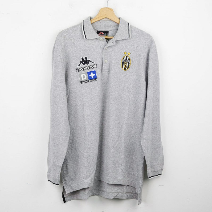 1999/2000 Juventus Kappa D+ Long Sleeve Polo Shirt