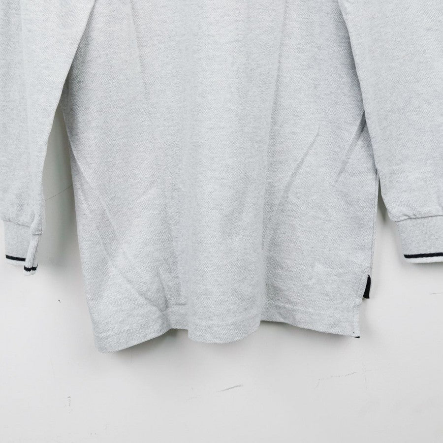 1999/2000 Juventus Kappa D+ Grey Long Sleeve Polo