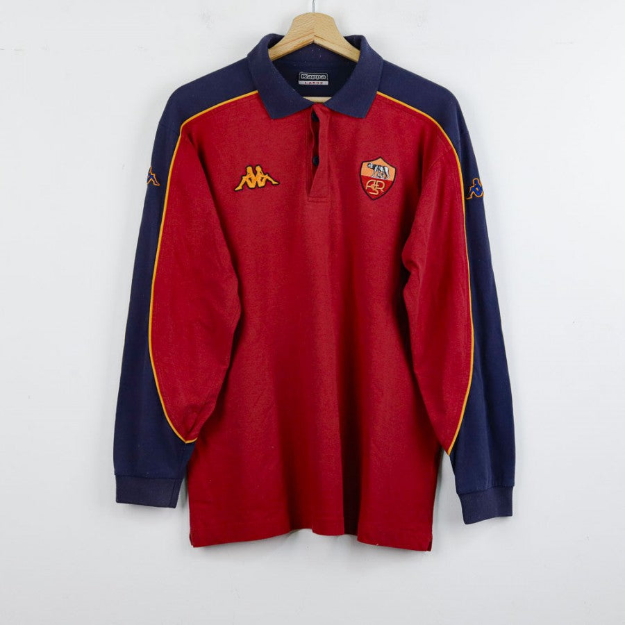 2000/2001 AS Roma Kappa Polo Shirt