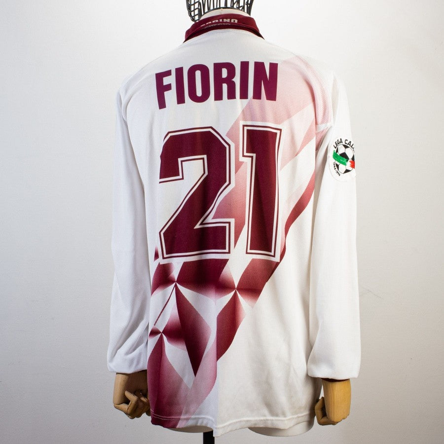 96/97 TORINO FC × KELME Away Game Shirts TORINO AWAY JERSEY KELME ML FIORIN 21 1996/1997