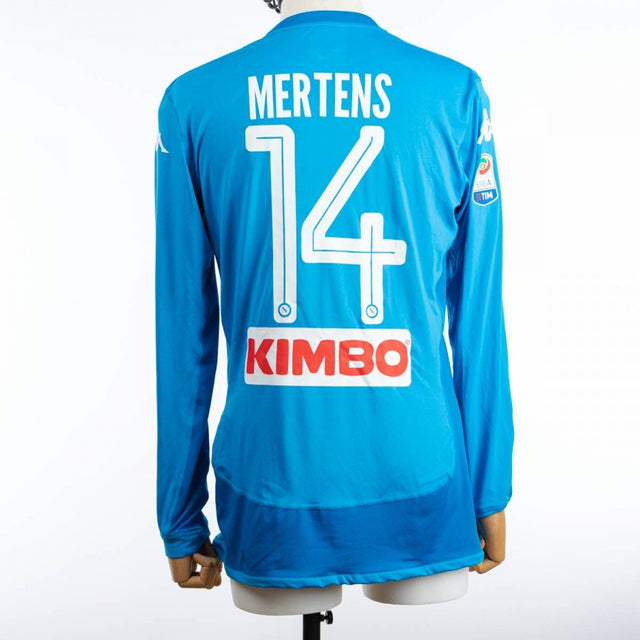 Maglia Home Napoli Kappa ML 2017/2018 Mertens 14 by Le sette sorelle - Home