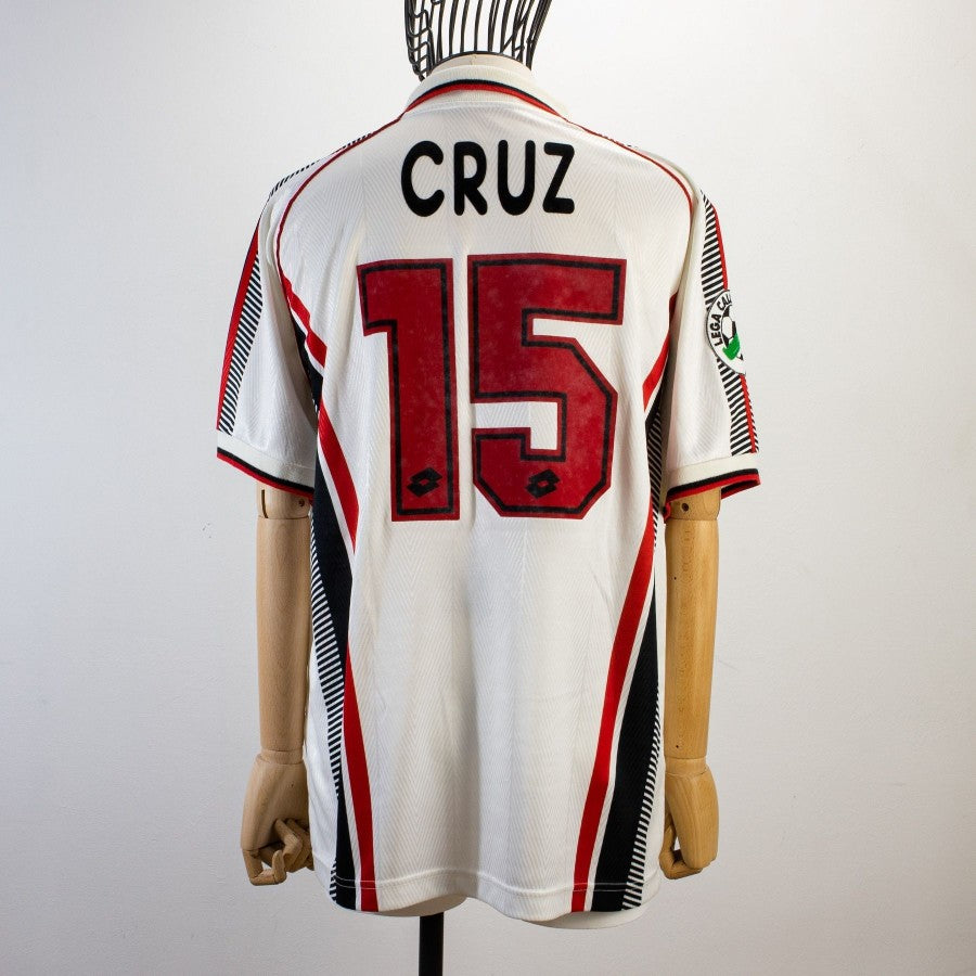 AC MILAN AWAY SHIRT LOTTO 1997/1998 15 CRUZ