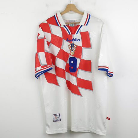 Maglia Home Croazia lotto Suker 9 1998 by LOTTO - Home (2)