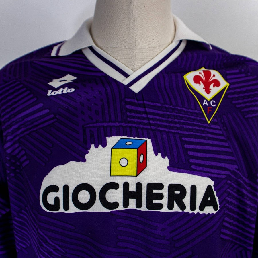 MAGLIA HOME FIORENTINA LOTTO ML 1991/1992 10 by LOTTO - Home (5)