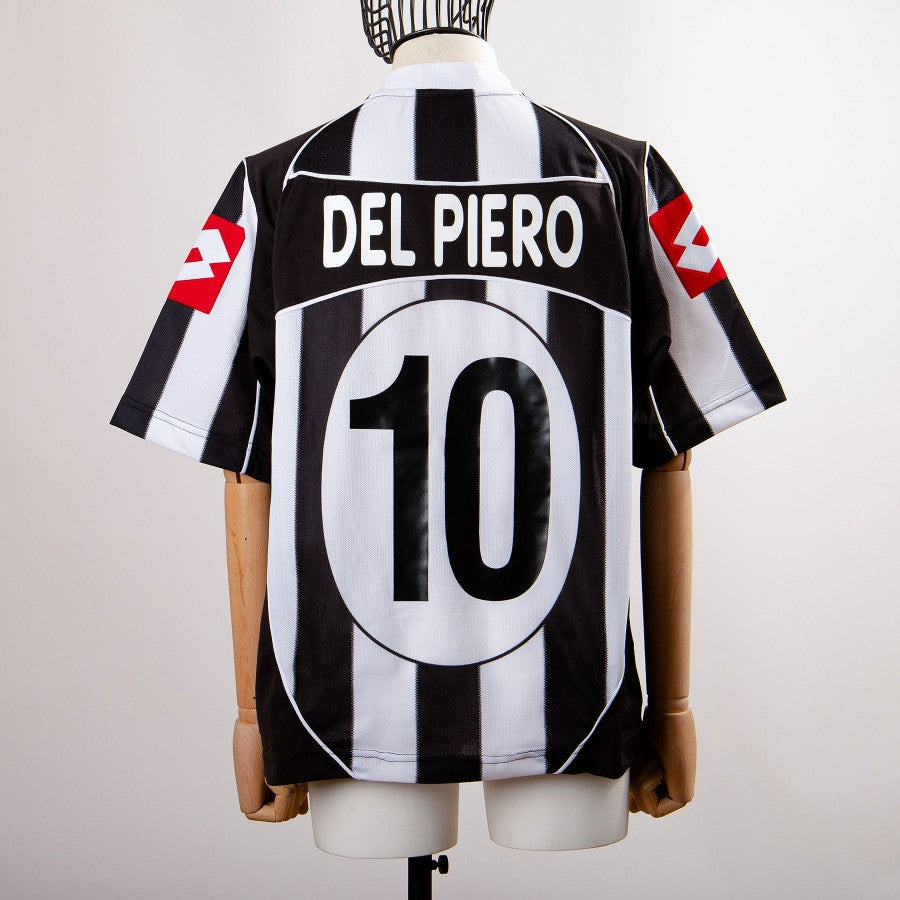 home juventus jersey del piero 10 lotto 2002/2003