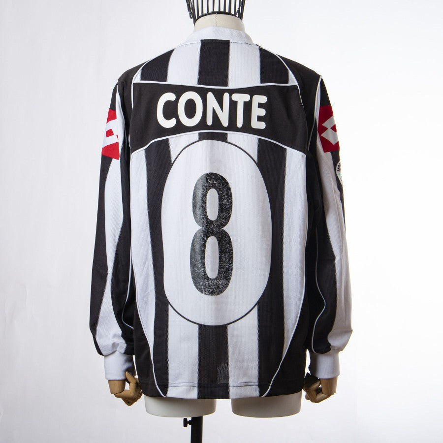 2002/2003 lotto juventus home jersey ls conte 8