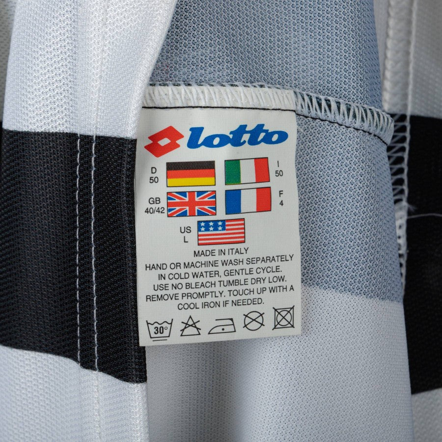 2001/2002 juventus lotto nedved 11 ls signed home jersey