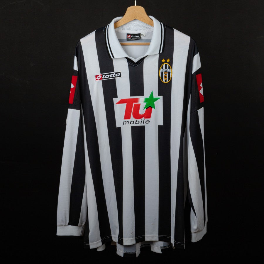 2001/2002 juventus lotto tacchinardi 20 ls home jersey