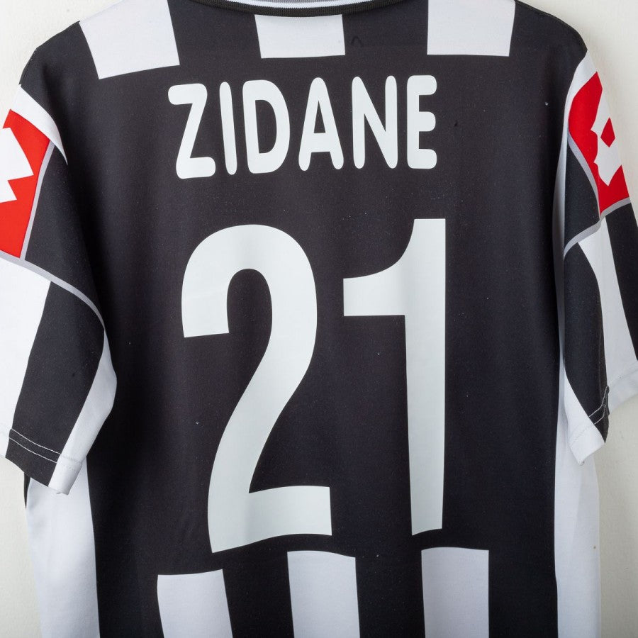 Juventus Lotto Zidane No. 21 2000/2001 Home Shirt