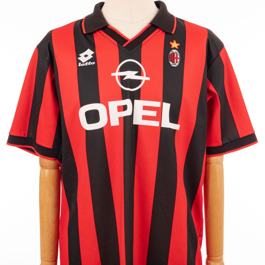 Maglia home Milan Lotto 1995/1996 Weah 9 by LOTTO - Home (6)