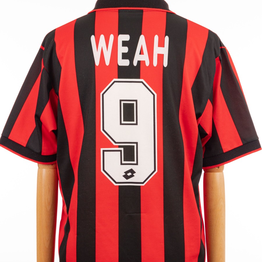 Maglia home Milan Lotto 1995/1996 Weah 9 by LOTTO - Home (7)
