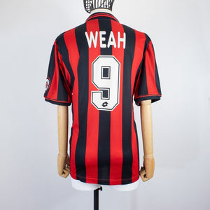 MAGLIA HOME MILAN LOTTO 1996/1997 WEAH 9 by LOTTO - Le 7 sorelle