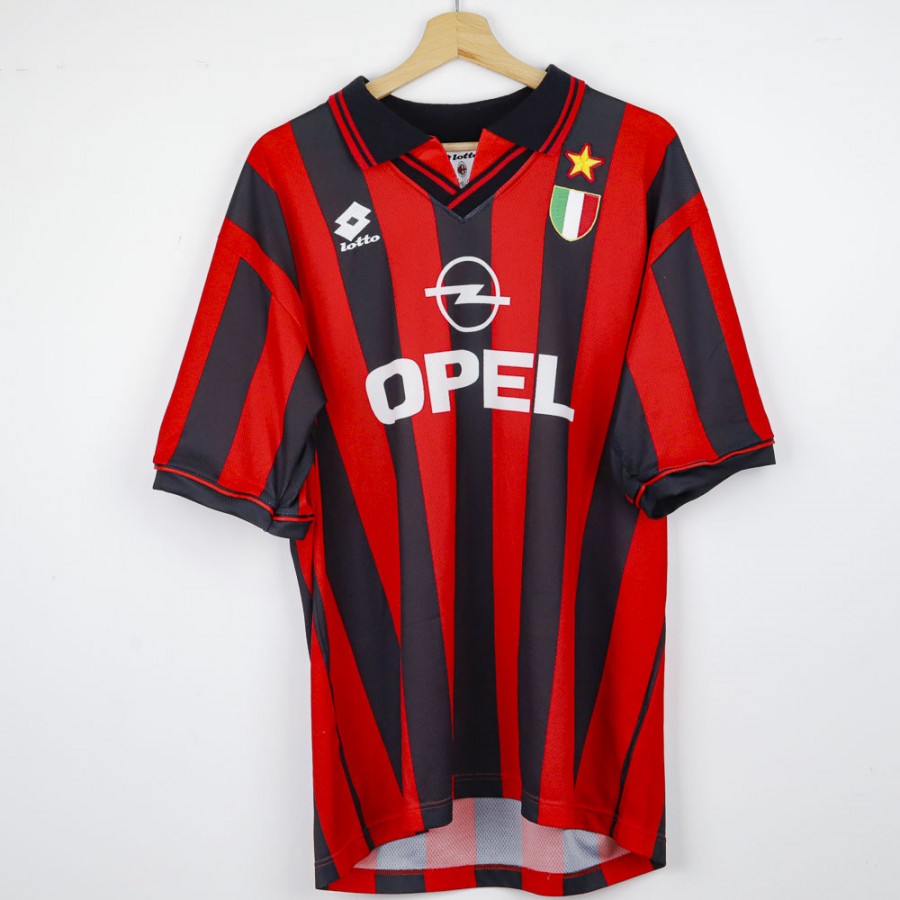 AC Milan Lotto Baresi 6 1996/1997 Home Shirt