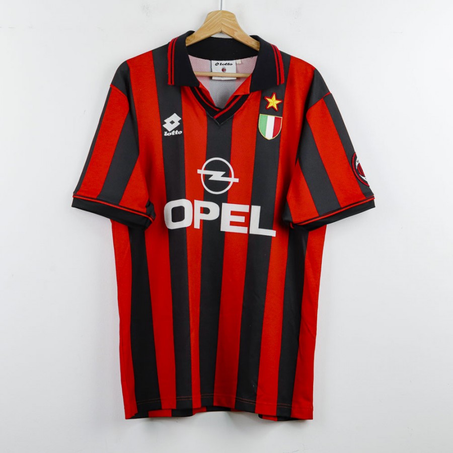 AC Milan Lotto Home Jersey Baresi n6 1996/1997