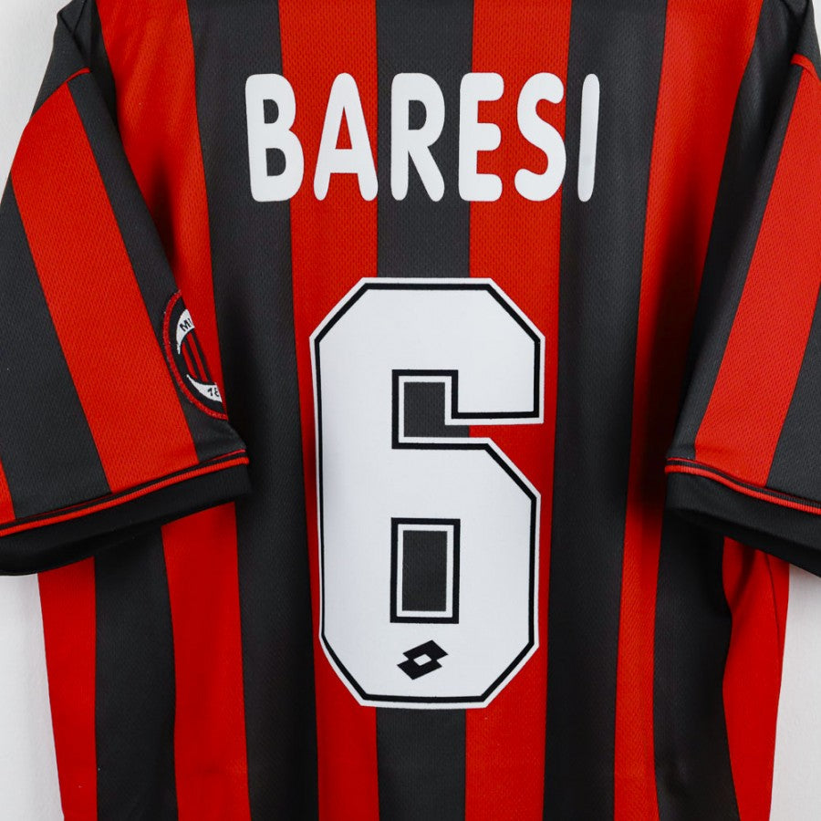 AC Milan Lotto Home Jersey Baresi n6 1996/1997