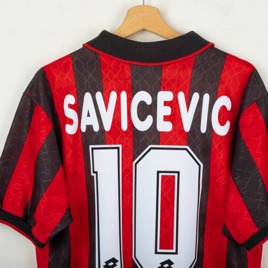 Maglia Home Milan Lotto Savicevic 10 1995/1996  by LOTTO - Home (4)