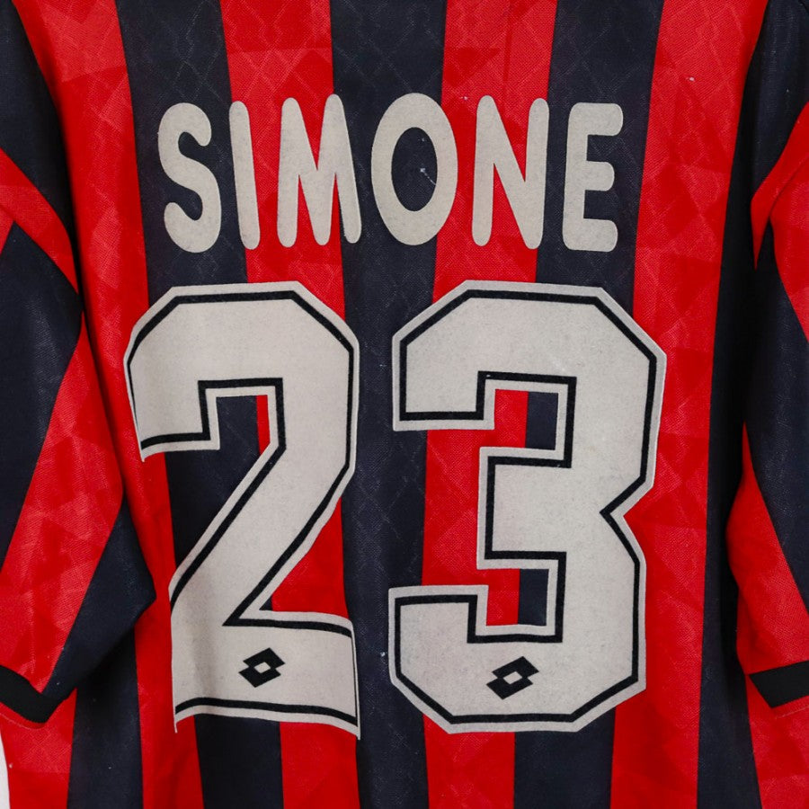 Maglia Home Milan Lotto Simone n23 1995/1996 by LOTTO - Home (3)