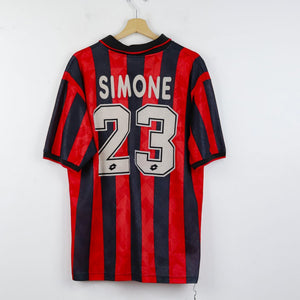 Maglia Home Milan Lotto Simone n23 1995/1996 by LOTTO - Home