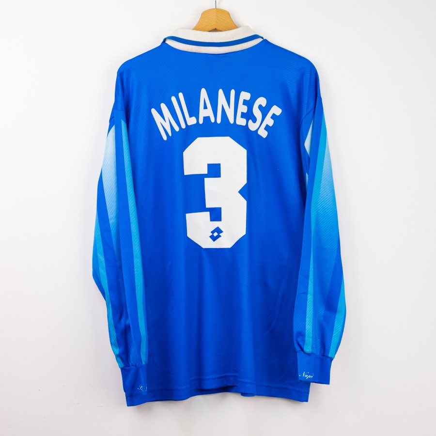 1996/1997 Napoli Lotto Milanese 3 ls Home Jersey
