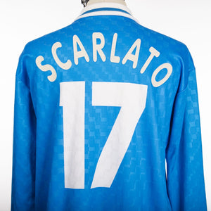 maglia home napoli lotto scarlato 17 ml 1995/1996 by LOTTO - Serie A (7)