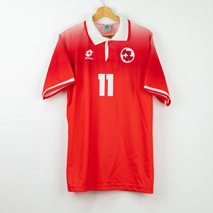 Maglia Home Svizzera Lotto Chapuisat 11 1996 by LOTTO - Home (2)
