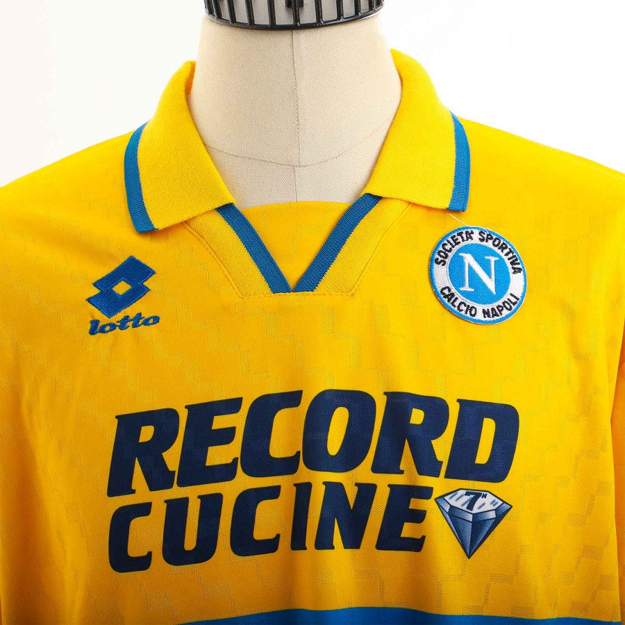  MAGLIA SSC NAPOLI LOTTO RECORD CUCINE GIALLA ML 1995/1996 by LOTTO - Home (3)