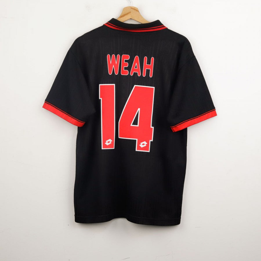 1997/1998 Lotto Milan Weah Third Shirt