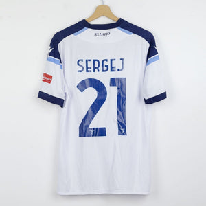 Maglia Away Lazio Macron Sergej 21 2021/2022 by MACRON - Fuoriclasse (2)