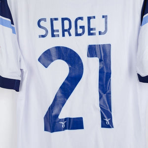 Maglia Away Lazio Macron Sergej 21 2021/2022 by MACRON - Fuoriclasse (3)