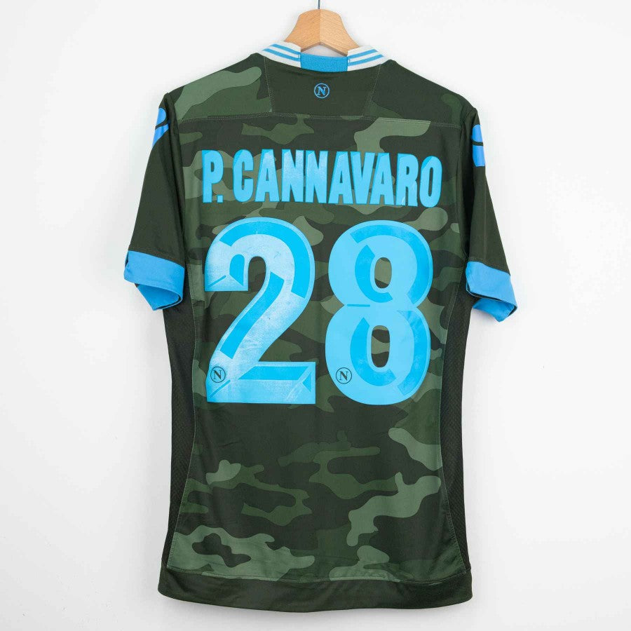 Maglia Away Napoli Macron P Cannavaro 28 2013/2014 by MACRON - Home