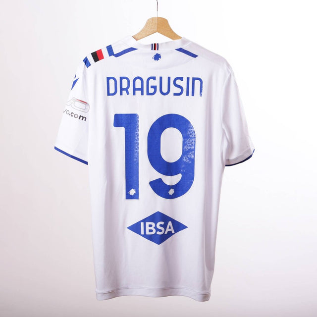 maglia away sampdoria 2021/2022 dragusin 19  by MACRON - Home