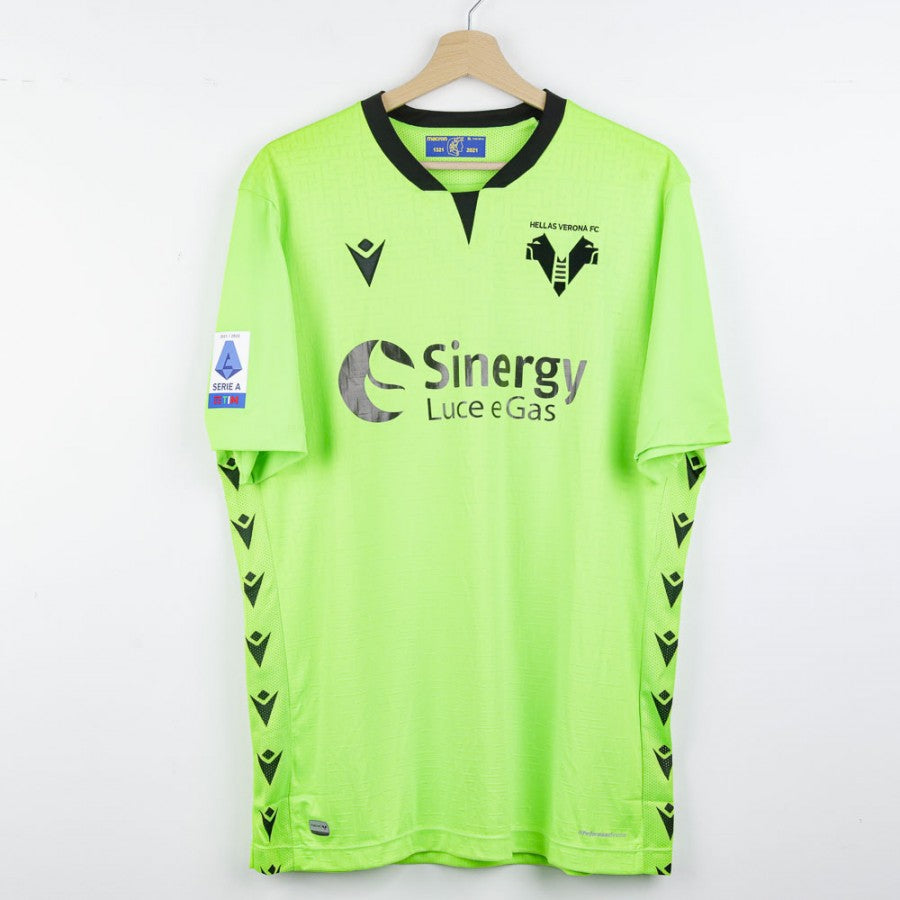 2021/2022 Hellas Verona Macron Goalkeeper Jersey Simeone 99