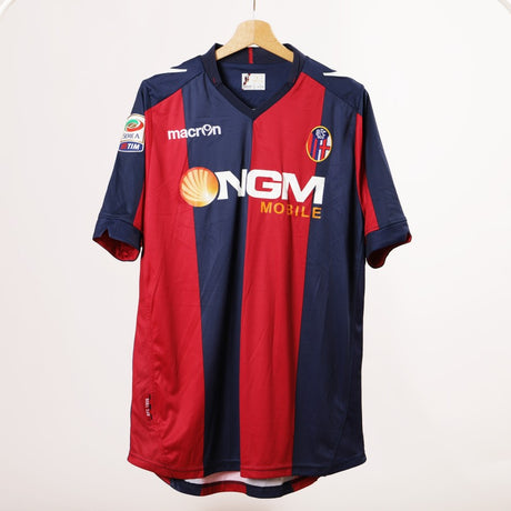 Maglia home Bologna Bianchi 9 2013/2014 by MACRON - Home (2)