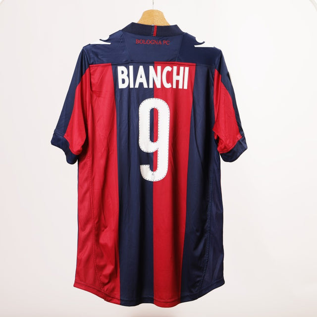 Maglia home Bologna Bianchi 9 2013/2014 by MACRON - Home