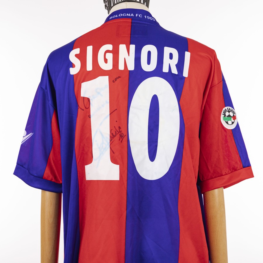 maglia home bologna macron signori 10 autografata 2002/2003 by MACRON - Home (10)