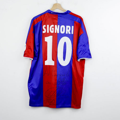 Maglia Home Bologna Macron Signori n10 Autografata 2003/2004 by MACRON - Home