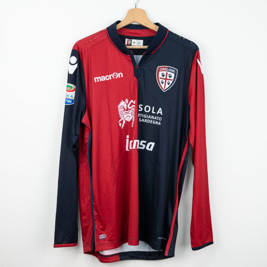maglia Home cagliari Borriello 22 2016/2017 by MACRON - Home (2)
