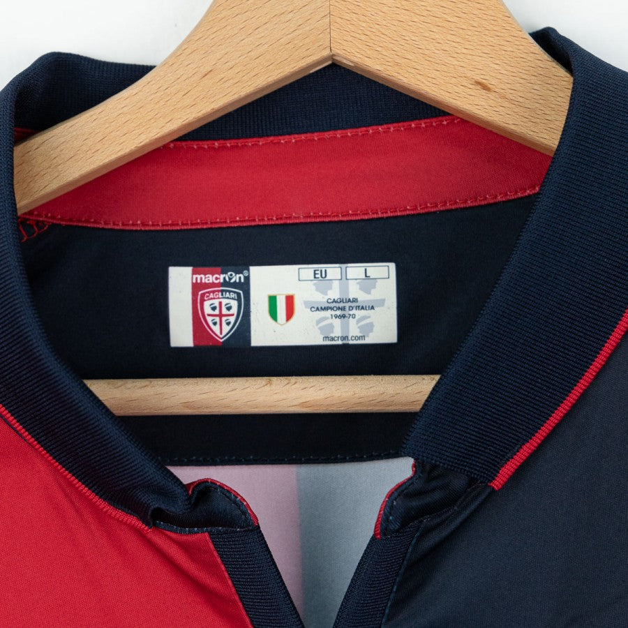 maglia Home cagliari Borriello 22 2016/2017 by MACRON - Home (8)
